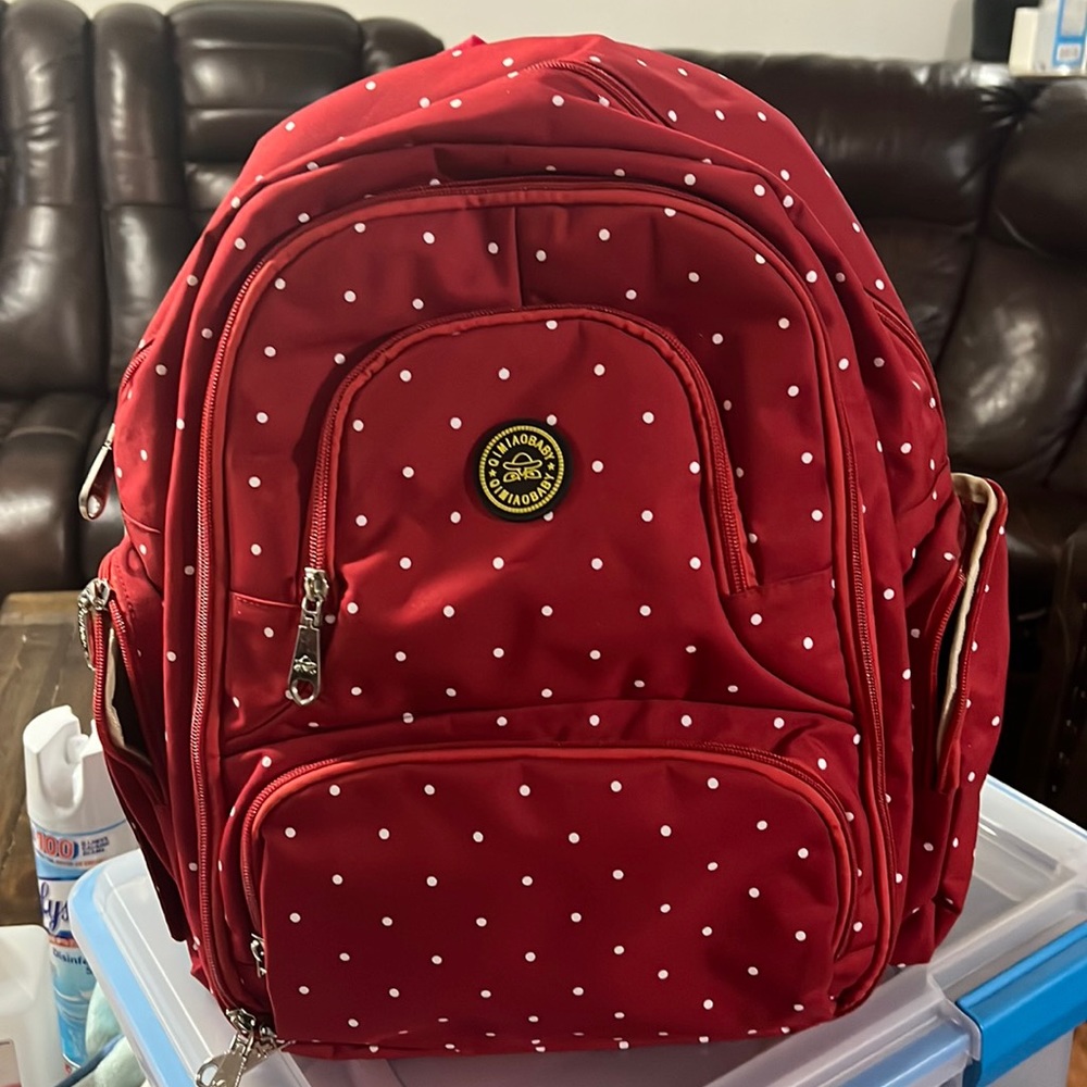 Backpack diaper bag